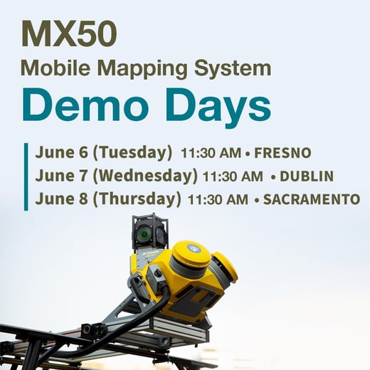 MX50 Mobile Mapping System Demo Days