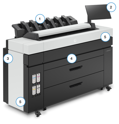 HP DesignJet XL 3800 features