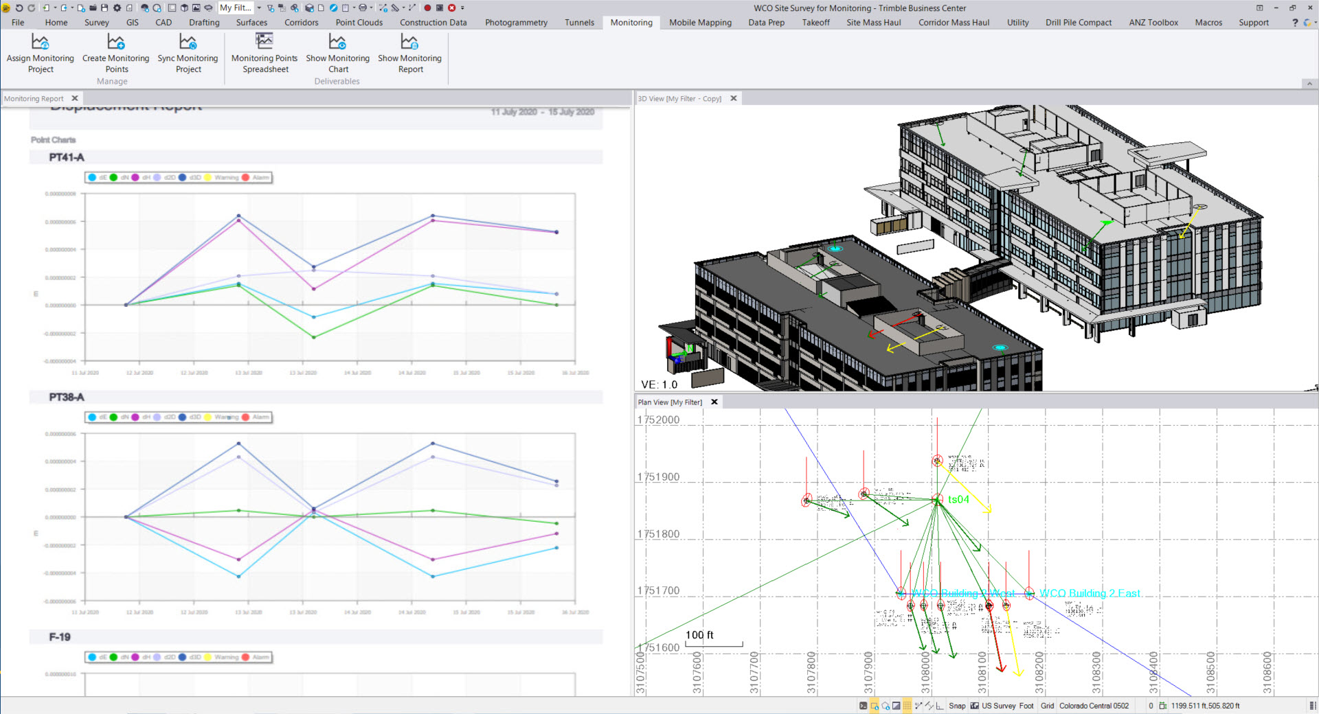 TBC Monitoring Module Screen shot